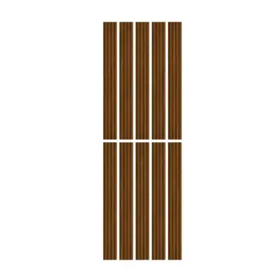Alternative view of WPC Wall Slats
